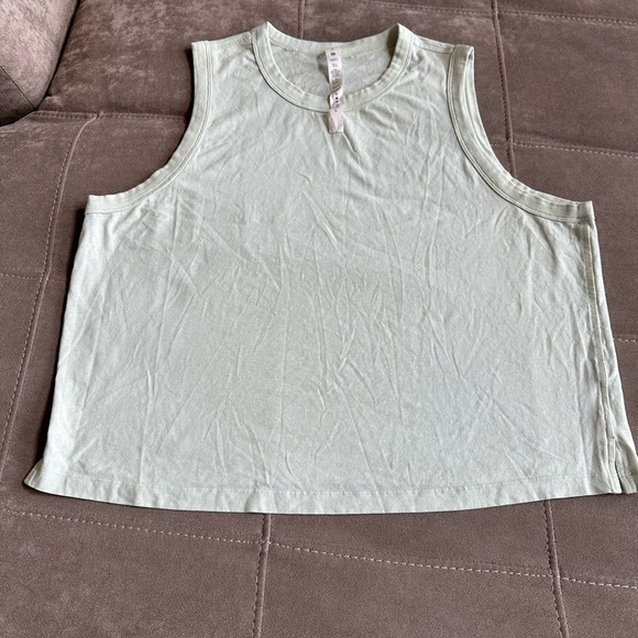 Lululemon Athletica Green Muscle Tee Relaxed Fit - Picture 1 of 7